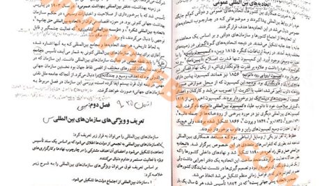 دانلود کتاب حقوق سازمان های بین المللی رضا موسی زاده 140 صفحه PDF پی دی اف 📙