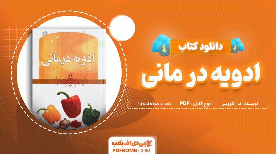 دانلود کتاب ادویه درمانی ندا کاووسی 111 صفحه PDF پی دی اف 📙