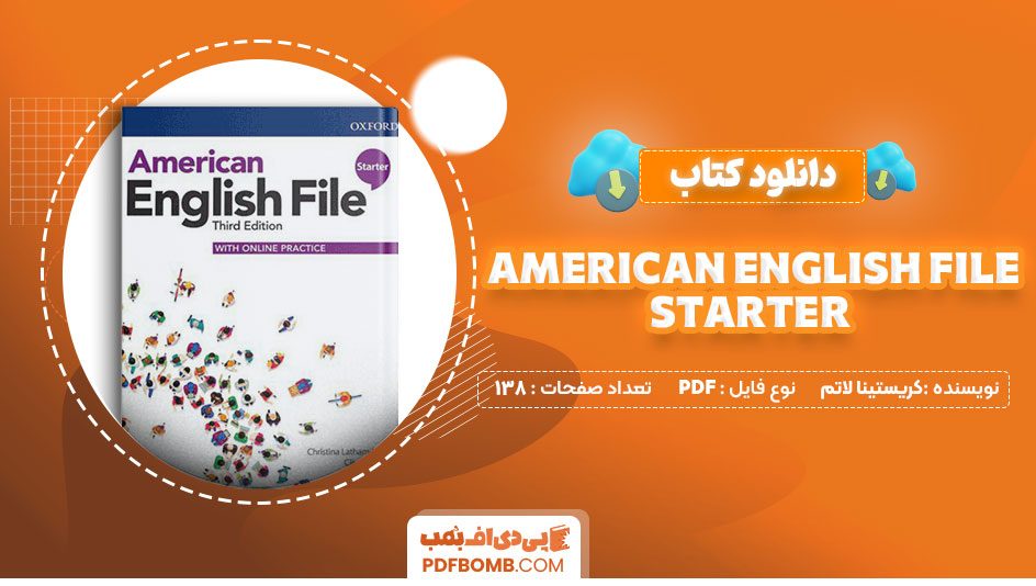 دانلود کتاب American English File: Starter کریستینا لاتم و کلایو آکسندن 138 صفحه PDF پی دی اف 📙